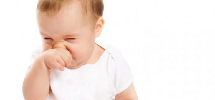Khi trẻ sơ sinh bị nghẹt mũi
